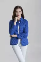 burberry jacket en tissu matelassee blue